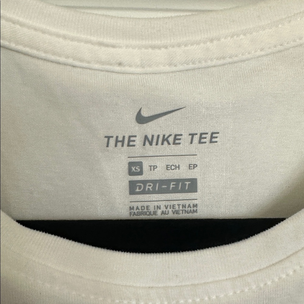 Nike White Tank Top with Blue and Yellow Graphic- size XS - Picture 2 of 3